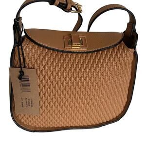 BRAND NEW Beautiful STEVE MADDEN  Saddle Beige B-CHANCE Purse Shoulder Vegan